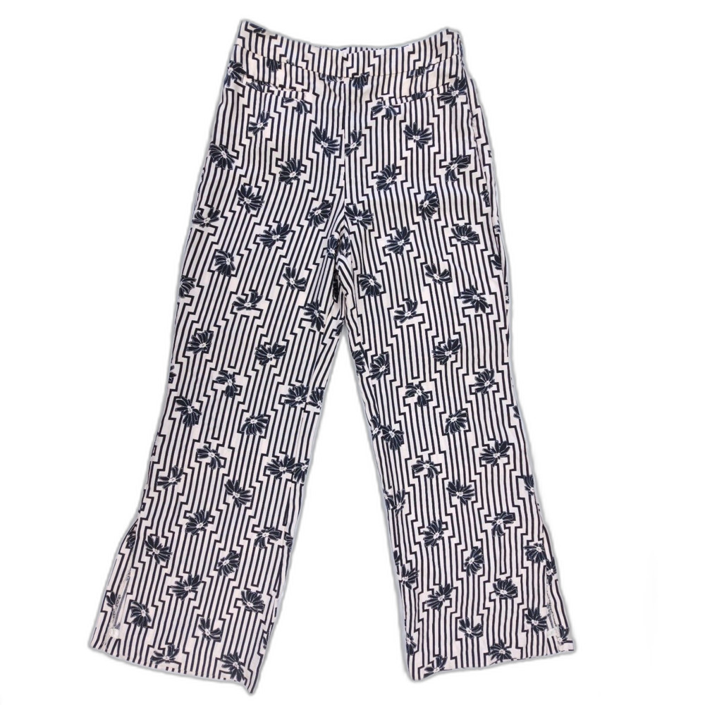 NWT Anthropologie Maeve Escape Printed Pants Geometric Floral Wide Leg 70s Boho
